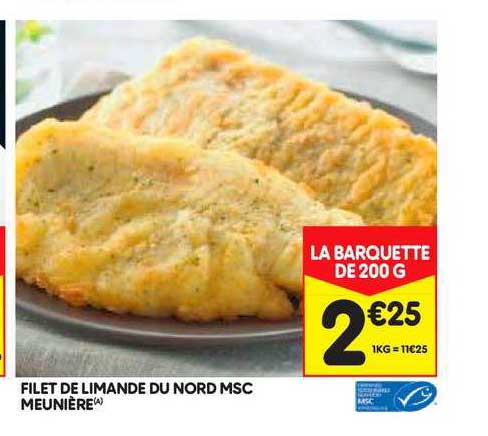 Filet De Limande Du Nord Msc Meunière