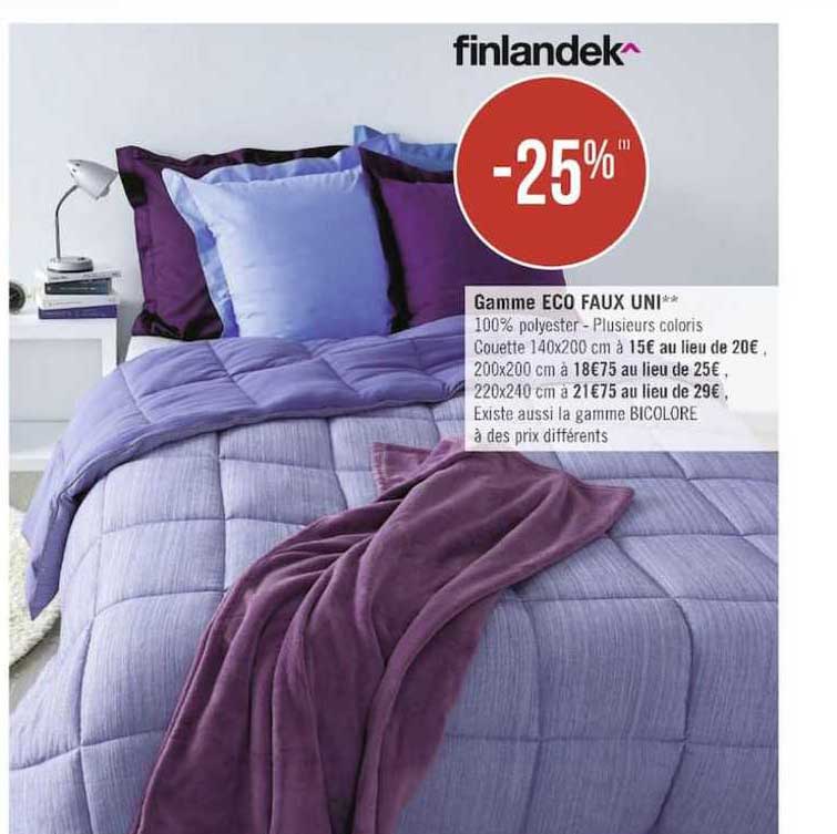 Finlandek Gamme Eco Faux Uni