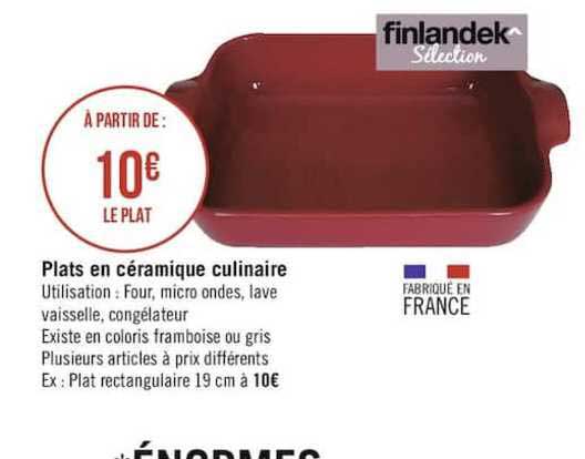 finlandek plats en céramique culinaire