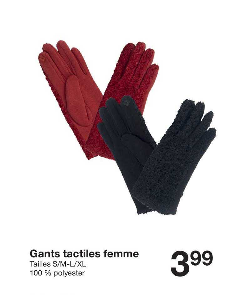gants tactiles femme