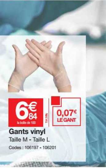 gants vinyl
