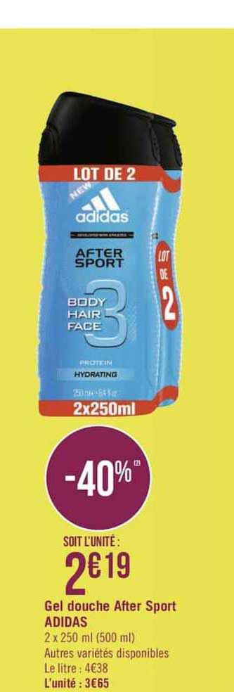 gel douche after sport adidas