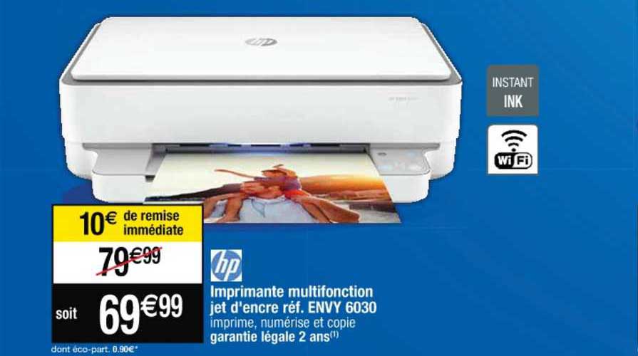 hp imprimante multifonction jet d'encre réf. envy 6030