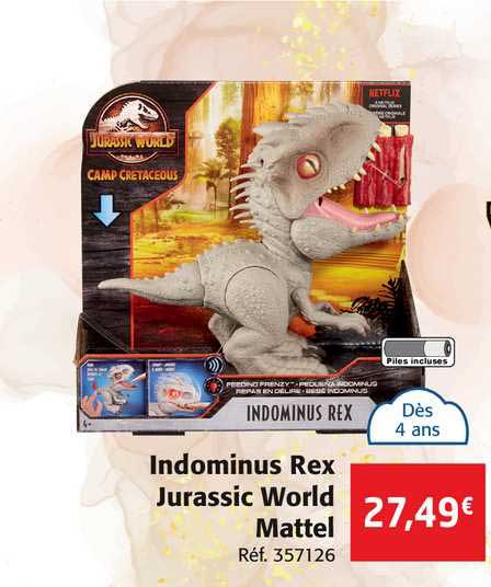 indominus rex jurassic world mattel