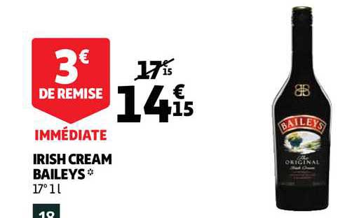 irish cream bayleys