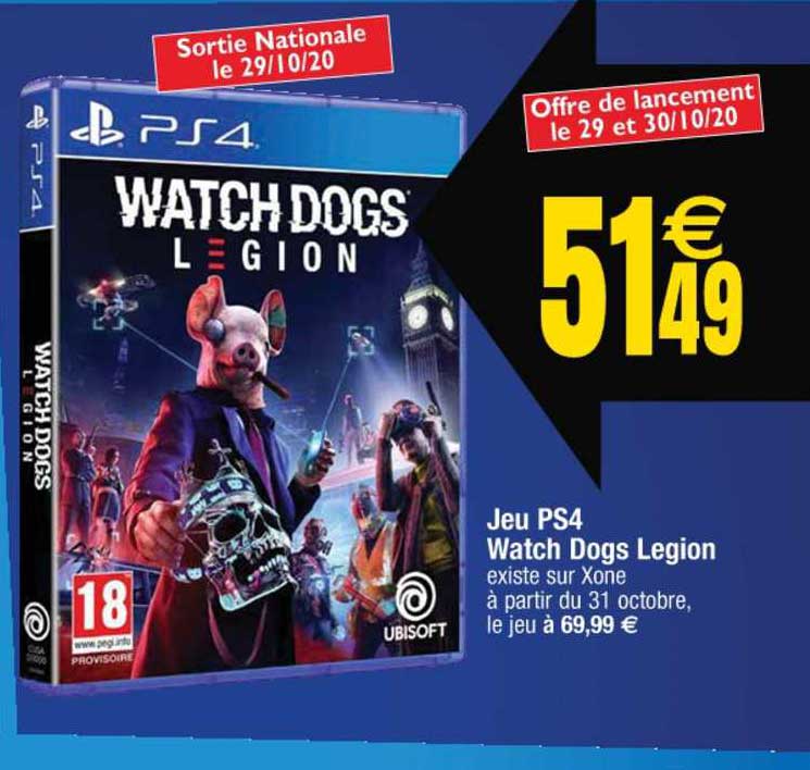 jeu ps4 watch dogs legion