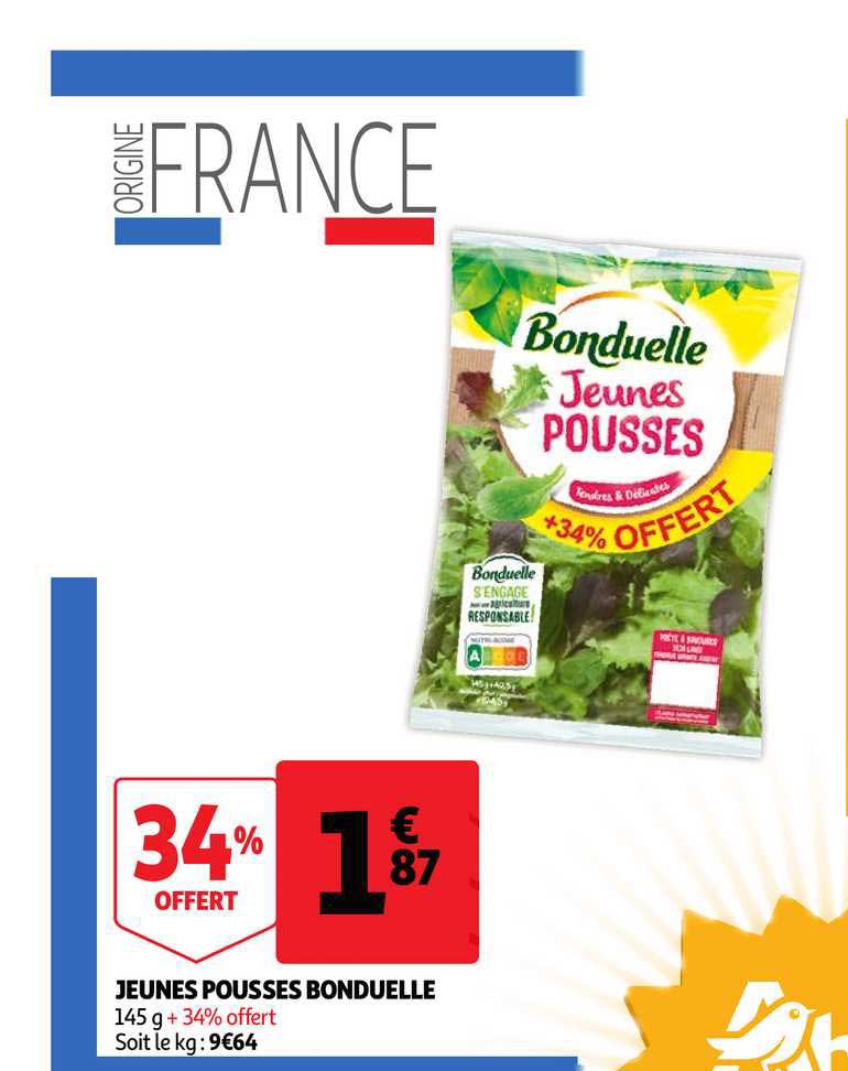 jeunes pousses bonduelle