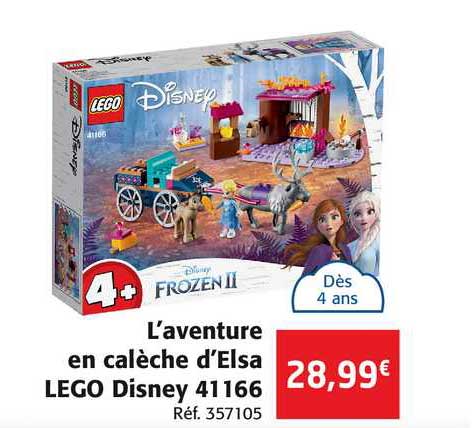 l'aventure en calèche d'elsa lego disney 41166
