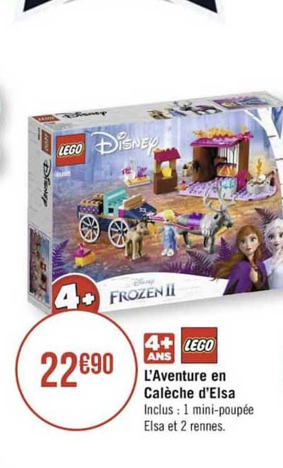 l'aventure en calèche d'elsa lego