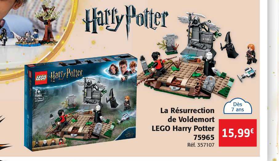 la résurrection de voldemort lego harry potter 75965