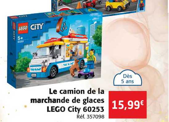 le camion de la marchande de glaces lego city 60253