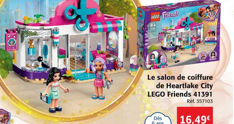 le salon de coiffure de heartlake city lego friends 41391