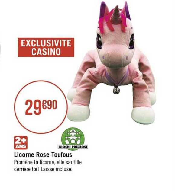 licorne rose toufous