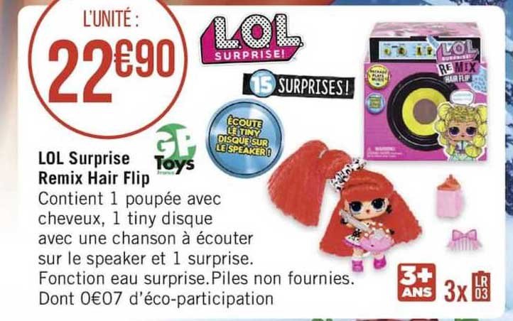 lol surprise remix hair flip gp toys