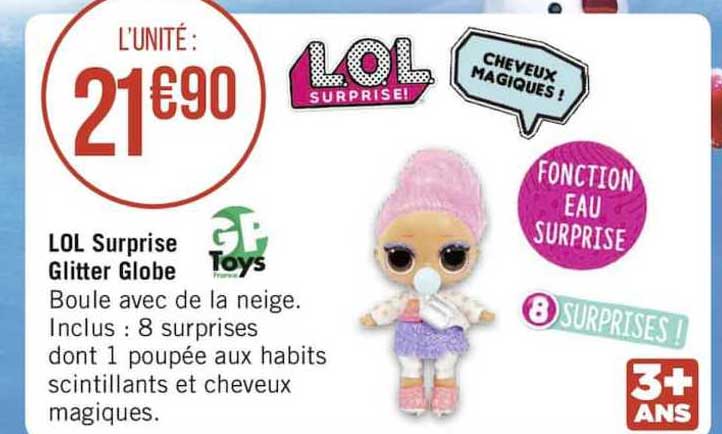 lot surprise glitter globe gp toys