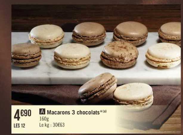 Macarons 3 Chocolats