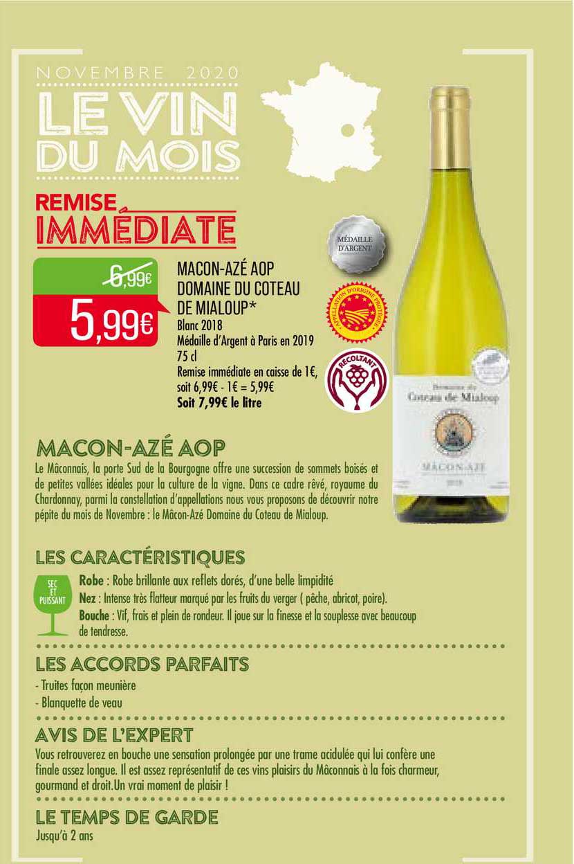 macon azé aop domaine du coteau de mialoup