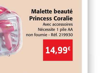 malette beauté princess coralie
