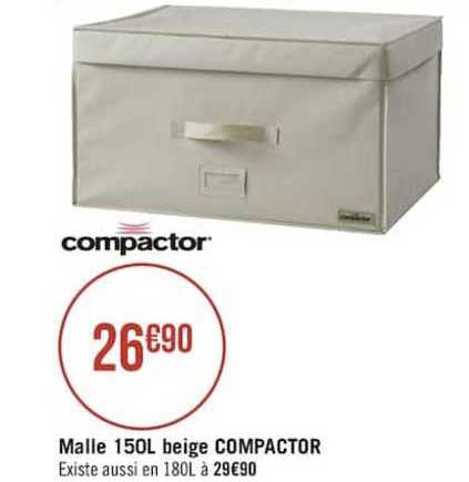 malle 150l beige compactor