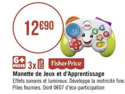 manette de jeux et d'apprentissage fisher price