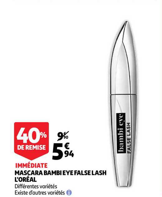 mascara bambi eye false lash l'oréal