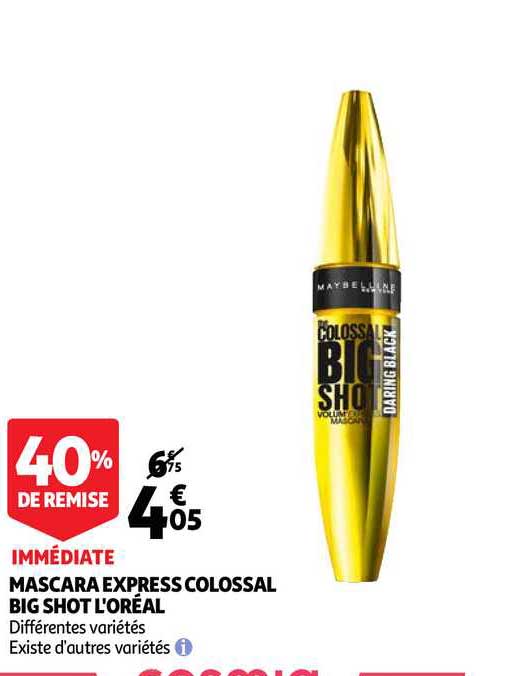 mascara express colossal big shot l'oréal