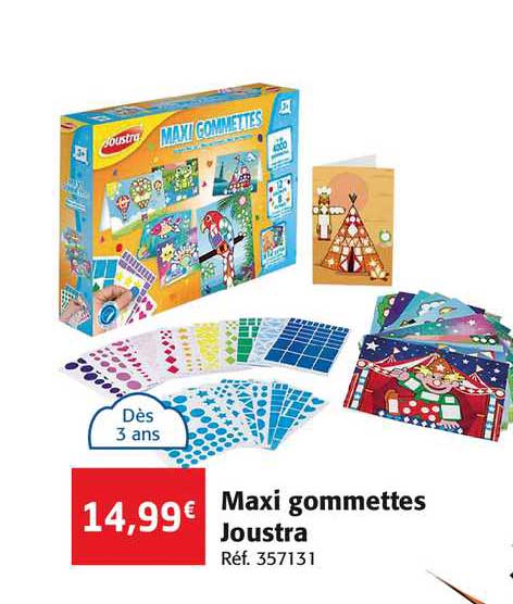 maxi gommettes joustra