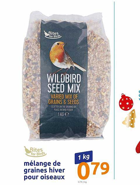 mélange de graines hiver pour oiseaux bites for birds