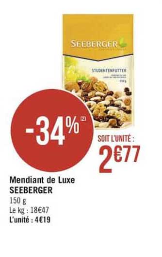 mendiant de luxe seeberger