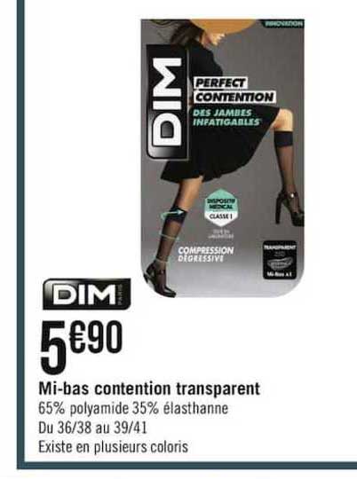 Mi Bas Contention Transparent Dim