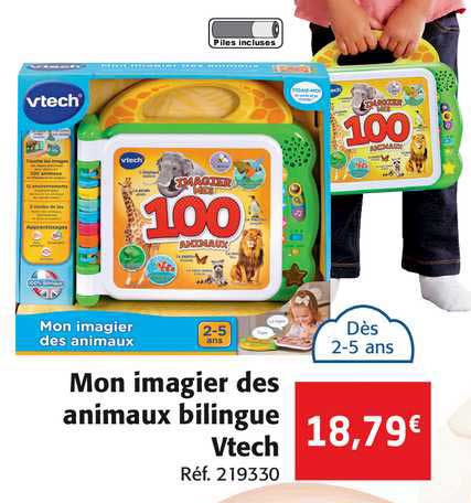 mon imagier des animaux bilingue vtech