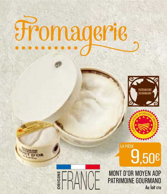 Mont D'or Moyen Aop Patrimoine Gourmand