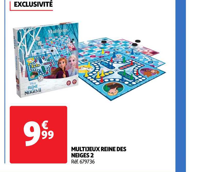 multijeux reine des neiges 2