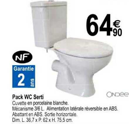 pack wc serti ondee