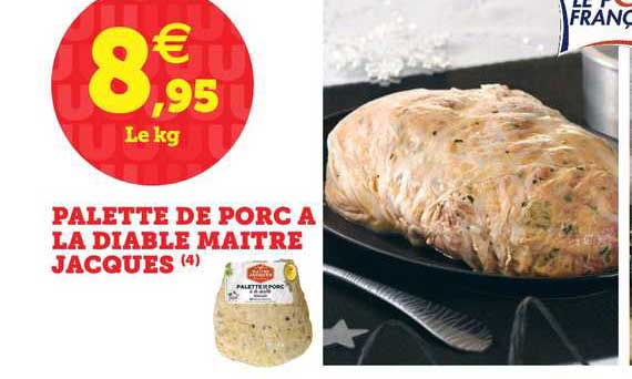 palette de porc à la diable maître jacques