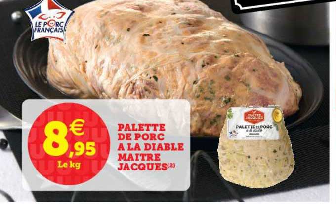 palette de porc à la diable maître jacques
