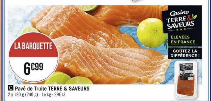 Pavé De Truite Terre & Saveurs
