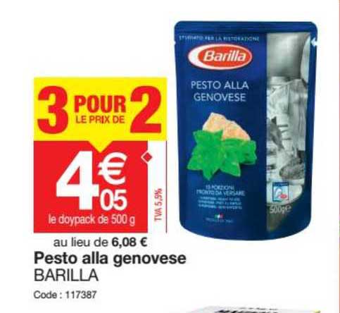 pesto alla genovesse barilla