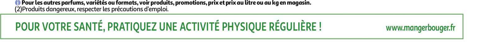 pour votre santé, pratiquez une activité physique régulière