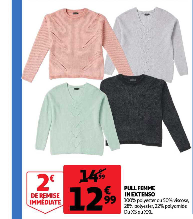 pull femme in extenso