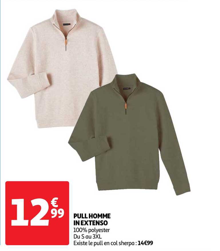 pull homme in extenso