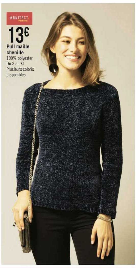 pull maille chenille arkitect