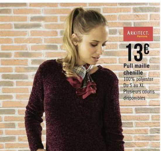 Pull Maille Chenille Arkitect