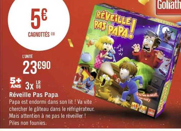 réveille pas papa goliath