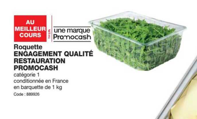 roquette engagement qualité restauration promocash