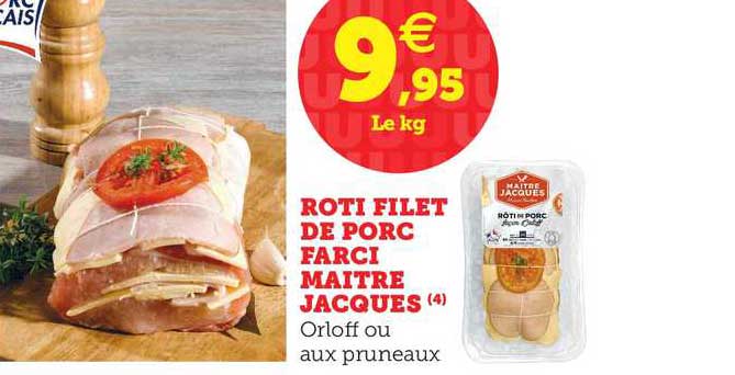 Rôti Filet De Porc Farci Maître Jacques