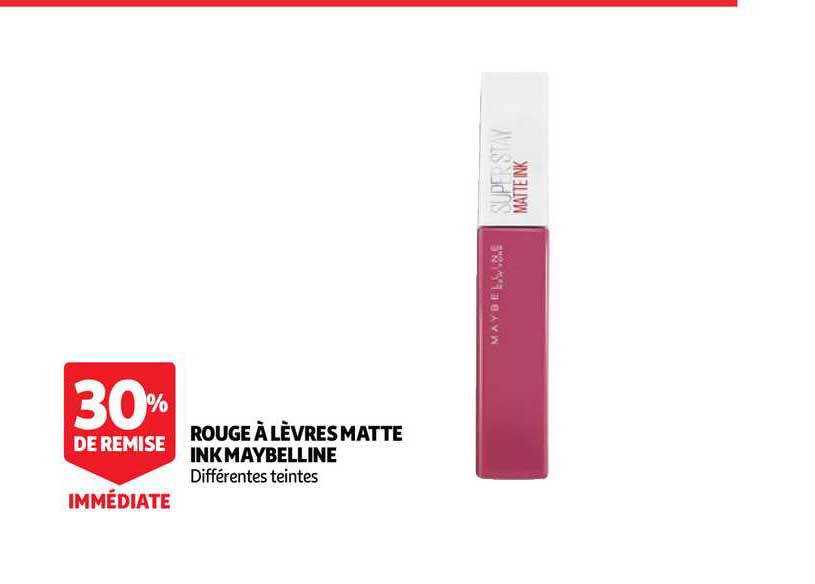 rouge à lèvres matte ink maybelline