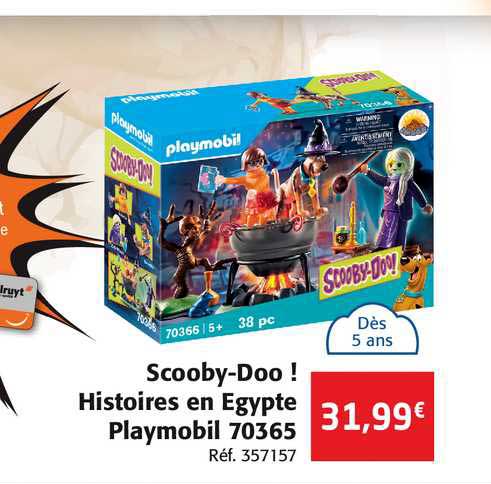 scooby doo histoires en egypte playmobil 70365