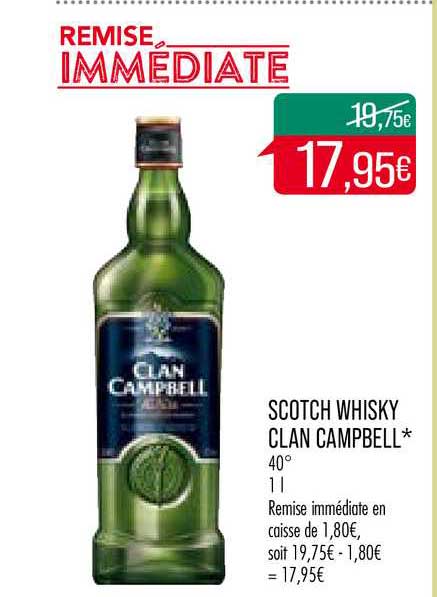 scotch whisky clan campbell