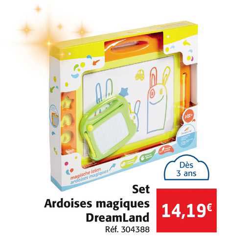 set ardoises magiques dreamland